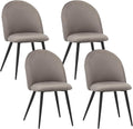 Albatros sedie da sala da pranzo CAPO con copertura in velluto, set di 4, grigio - design vintage, elegante, copertura in velluto, sedia imbottita approvata SGS - sedia da cucina moderna