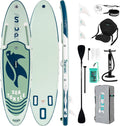 FunWater Tavola Da Surf Gonfiabile SUP Completa Paddleboard Accessori Pagaia Regolabile, Pompa, Zaino Da Viaggio, Guinzaglio Di Sicurezza, Custodia Impermeabile