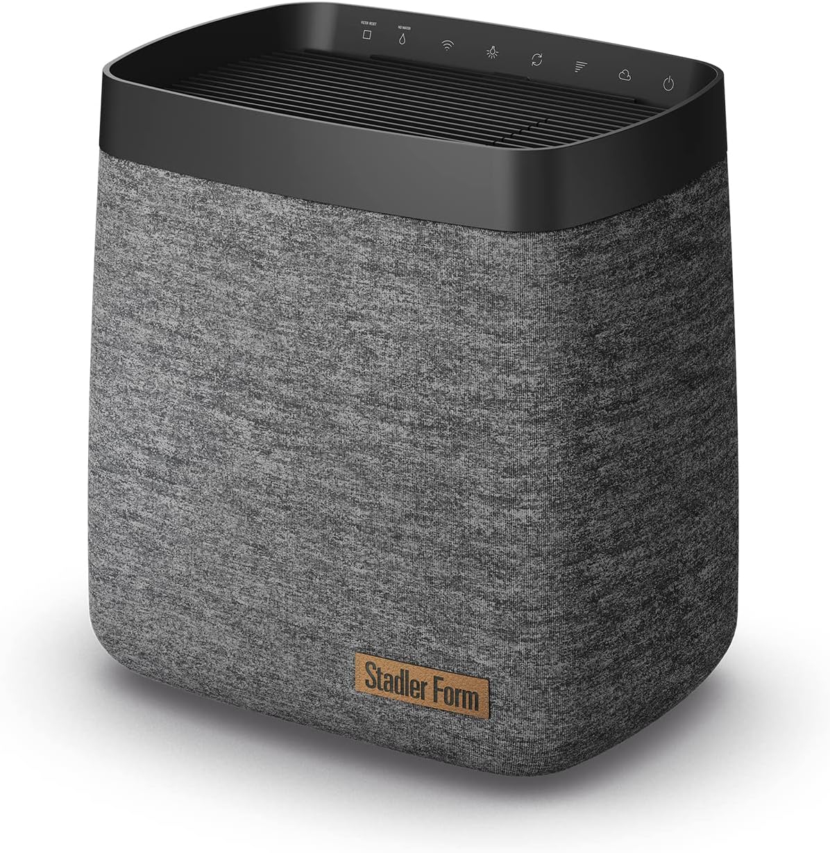 Stadler Form Umidificatore Karl, evaporatore silenzioso e potente per umidificare ambienti fino a 100 m2, con 4 livelli di umidificazione e controllabile tramite app, nero