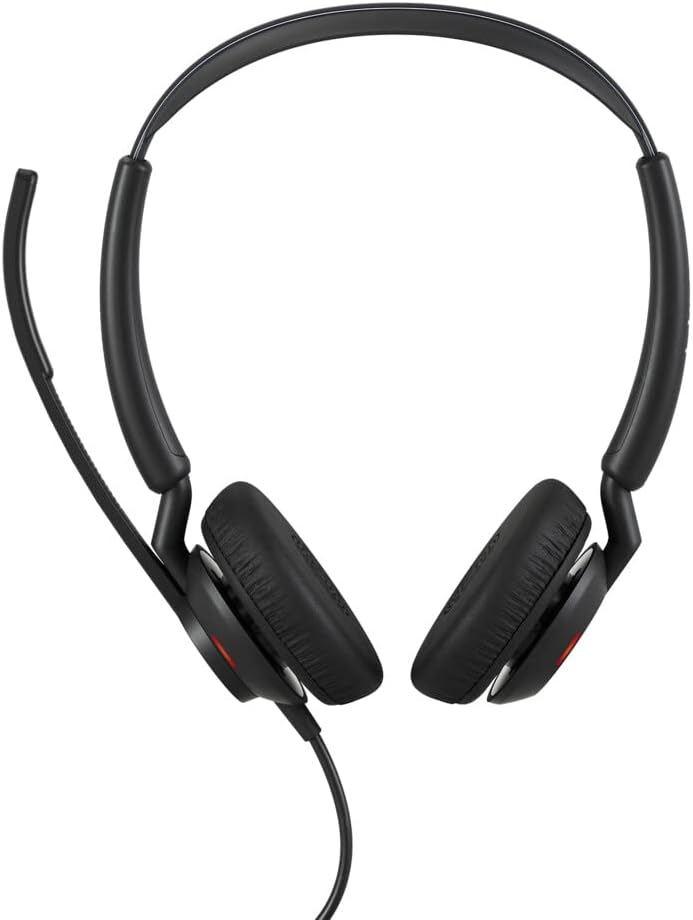 Jabra Engage 50 II Cuffie Stereo Cablate, USB-A, Ottimizzato per Microsoft Teams, Stereo, Controller incluso
