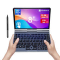 Mini computer portatile 2 in 1 da 8 pollici, con schermo tattile HD, Windows 11 Pro, piccolo computer portatile per affari e studenti, Intel N100 12 GB LPDDR5 1 TB M.2 SSD, Wi Fi 6, fotocamera BT5.2 : Informatica(P8 (12 GB + 1 TB))