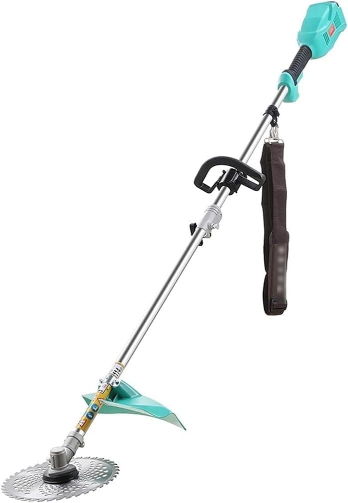 Portatile in Mano Batteria tagliaerba tagliaerba Elettrico tagliaerba, tagliaerba da Giardino tagliaerba Senza Fili con Ruote con bracciolo