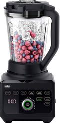 Braun Frullatore PowerBlend 9 JB9040BK, Frullatore Elettrico con Esclusiva Caraffa Triangolare, 10 Impostazioni di Velocità Manuali Più Pulse, Motore da 1600 W, Facile da Pulire, Nero